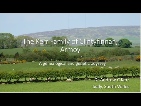 Kerr Family History Presentation - Book launch