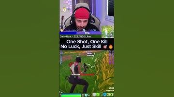 One Shot, One Kill – No Luck, Just Skill 🎯🔥 #fortnite #gaming #shorts