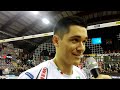 Christenson dopo la grande prova a Perugia