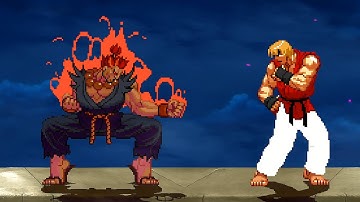 Akuma Rehyped Vs. Ken Burn - Indifferent Power