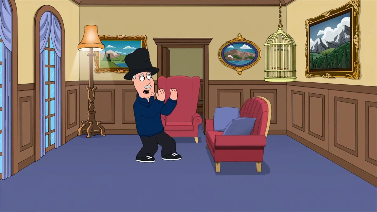 Dancing, walking, rearranging furniture but it's Jamiroquai's voice