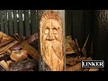 Woodcarving a Sleeping Woodspirit