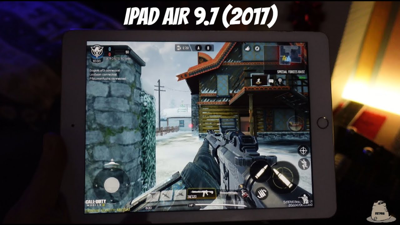 Ipad Air 2 2017 Cod Mobile Gameplay Test Youtube