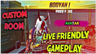 live Friendly Custom Room | Free Fire Avatar