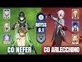 C0 Nefer &amp; C0 Arlecchino | NEW Spiral Abyss 6.1 Floor 12 | Genshin Impact