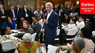 President Biden Speaks With Campaign Volunteers In Racine, Wisconsin