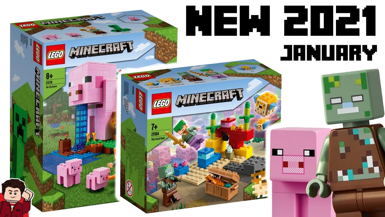 Lego Minecraft 21 January Sets Revealed Youtube