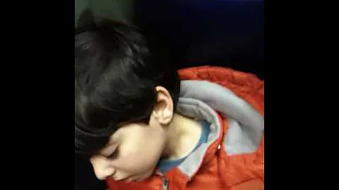 Kid fighting sleep!