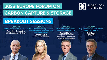 Breakout Sessions Findings - 2023 Europe Forum on Carbon Capture & Storage