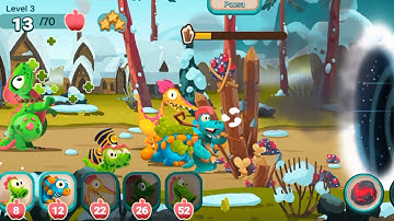 DINO BASH 2 | TRAVEL THROUGH TIME | LEVEL 6-1