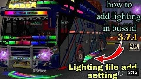 How to add lighting mod in bus simulator Indonesia//Bue lighting Lagane ka tarika