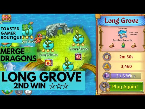 gaming logo Merge Dragons Long Grove • 2nd Win • 3 Stars ☆☆☆