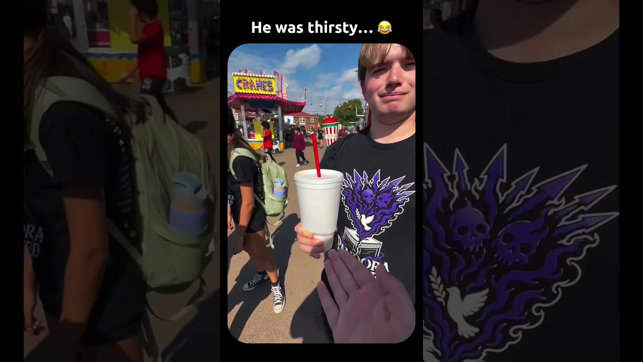 He Was Thirsty 😂 #funny #hopecore #hopelesscore