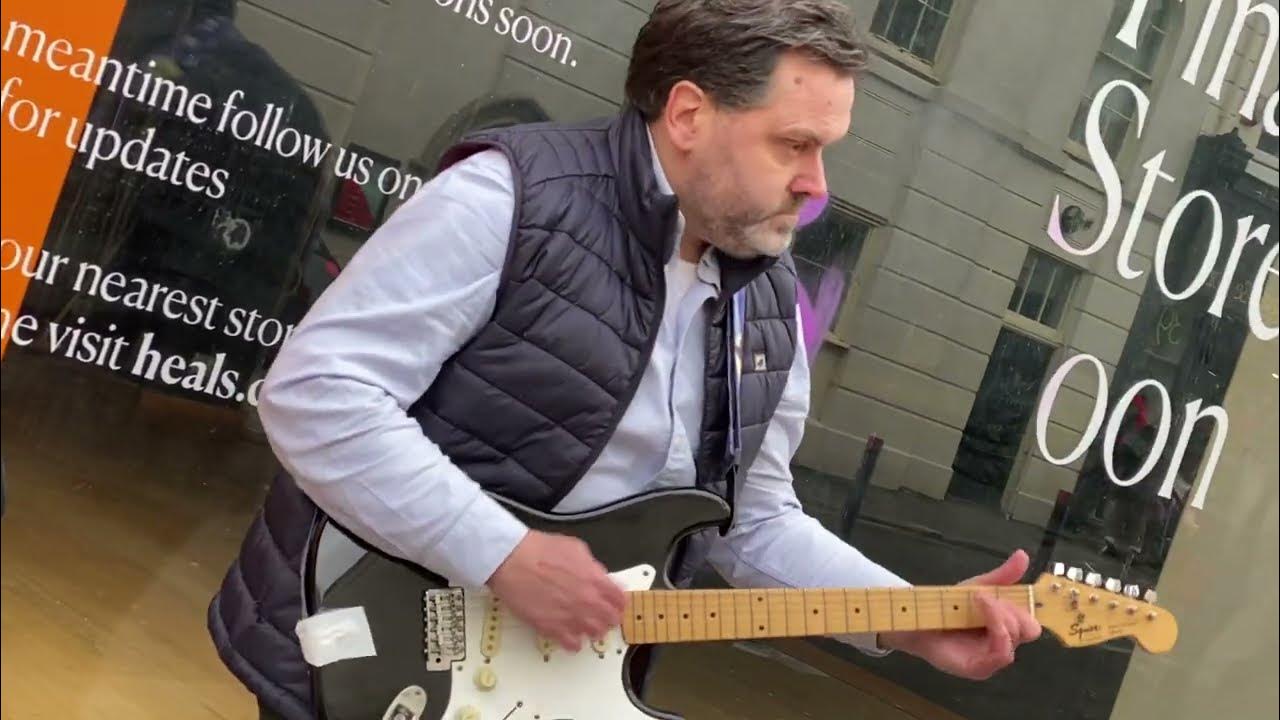 Great Guitar Solo! Listen to Guitarist Paul Long busking in Brighton