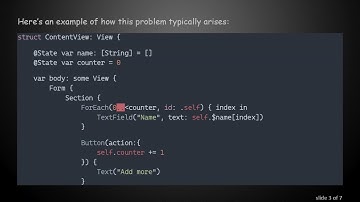 Creating Dynamic TextFields in SwiftUI