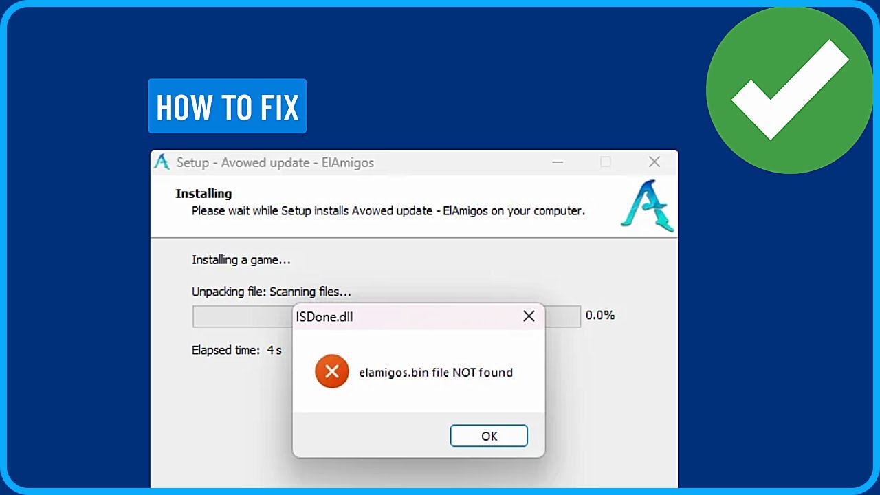 elamigos.bin not found? Fix missing .bin files safely (2025)