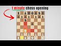 How to WIN in 3 Knights Opening | 1 Minute Chess Opening