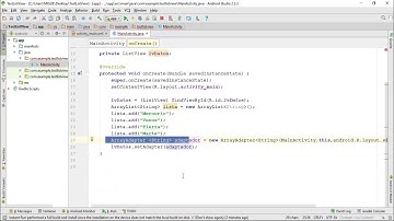 30 - ListView ArrayList String