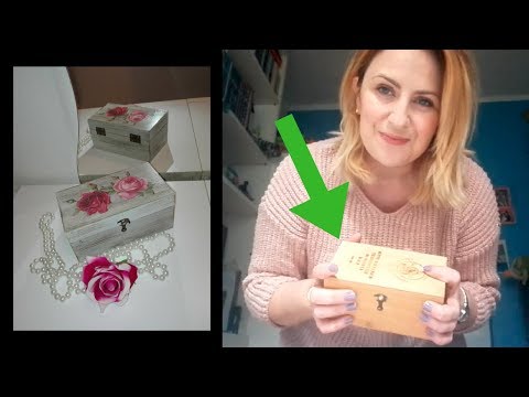 Video: Come Decoupage Un Portagioie