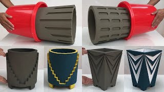 Extremely Unique Cement Flower Pot Design Skills / Perfect Pots For Houseplants