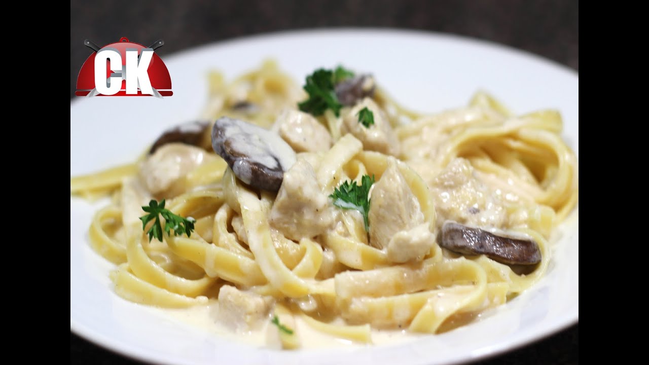 Fettuccine Alfredo with Chicken - Chef Kendra's Easy Cooking! - YouTube