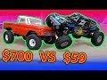 Cheap VS Expensive Radio Controlled RC Rock Crawler Car - Traxxas TRX-4 vs WLToys