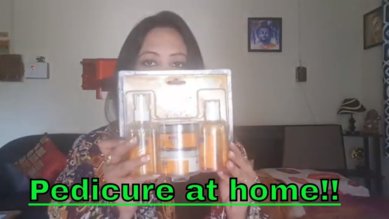 How to do pedicure at home!!VLCC pediglow!! Inexpensive way!! YouTube