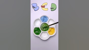 B C D mixed colors alphabet lore ??? #satisfying #shorts #short #like #trending