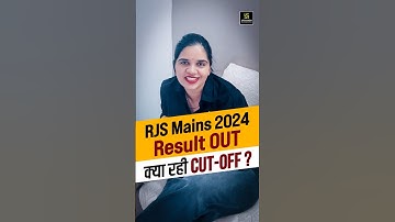 RJS Mains 2024 Result Out ! #rjsmainsresult2024 #rjsmainscutoff2024 #utkarshlawclasses #shorts