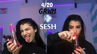 grwm high af on 4\/20