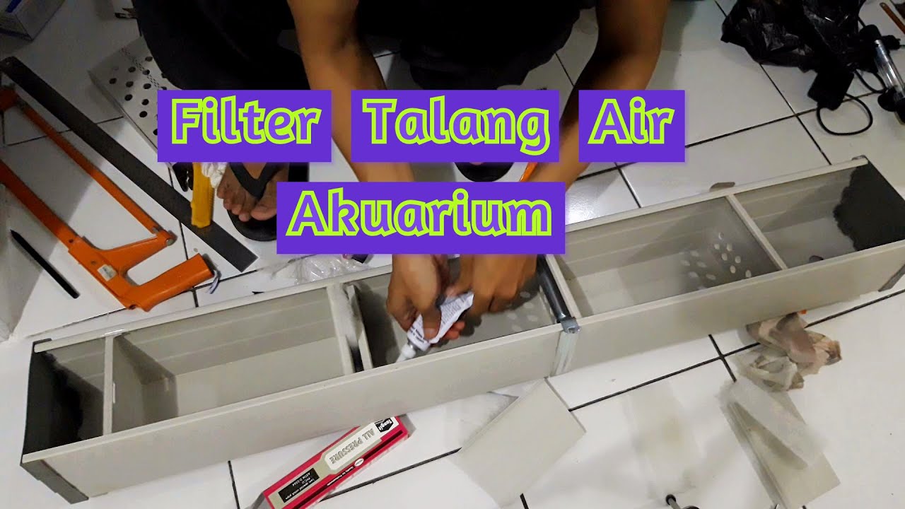 Anti Luber Sump Filter Top Filter Talang Air Aquarium 