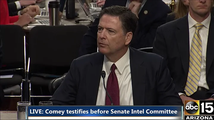 COMEY HEARING: If Trying To Make An Investigation Go Away, Firing FBI Director Would Be One Way?