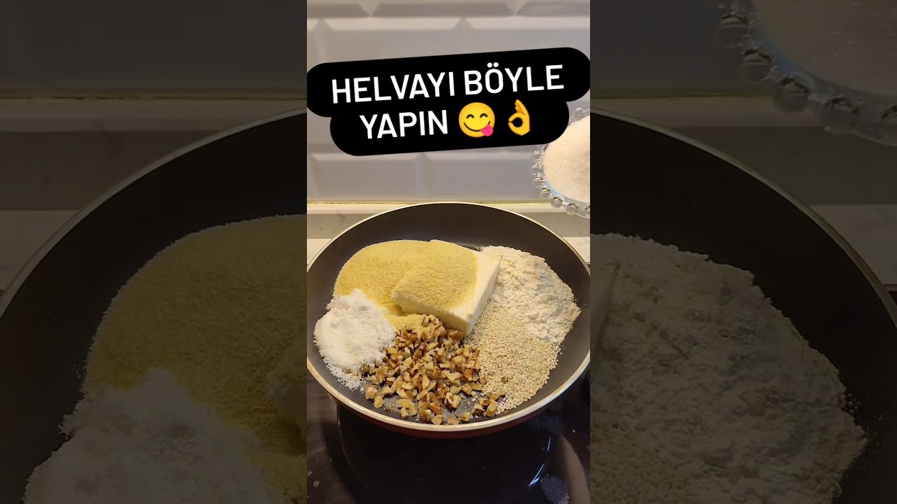 🔥ŞAŞIRTICI FARKLI BİR HELVA😍BAYILDIM💯BUNA BAYILACAKSINIZ😋MUTLAKA DENEYİN👍HERKES ÇOK BEĞENDİ🤌