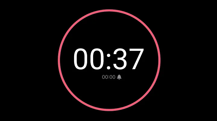 37 Second Countdown Timer / iPhone Timer Style