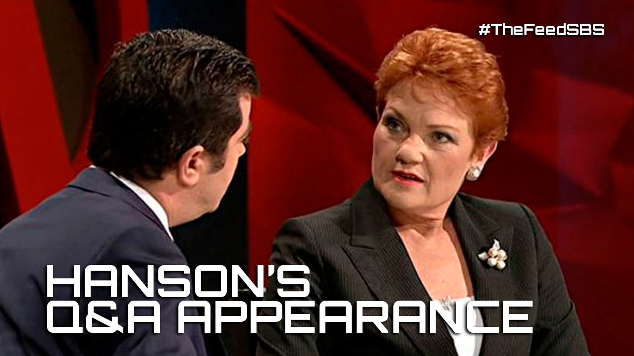 pauline hanson please explain the feed youtube