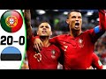 Portugal vs estonia 200  ronaldo  quaresma  all goals and highlights