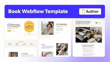 Book Website Template | Author - BRIX Templates
