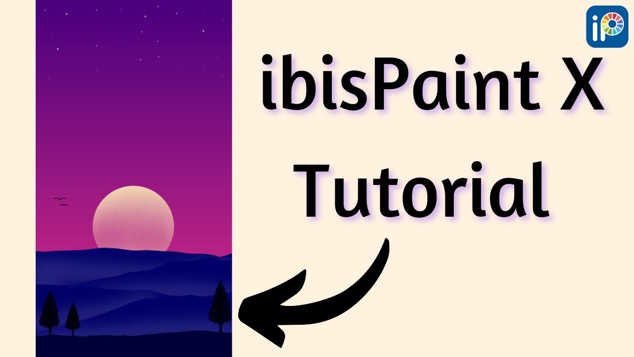 ibisPaint X Tutorial | Digital Art for Beginners | Landscape ...
