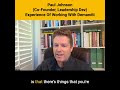 Paul johnson  leadership dev  testimonial