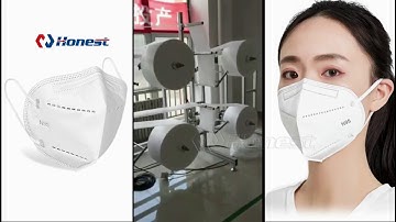 Full Automatic Medical Ffp1 Ffp2 Ffp3 Anti-Dust Face N95 Mask Making Machine