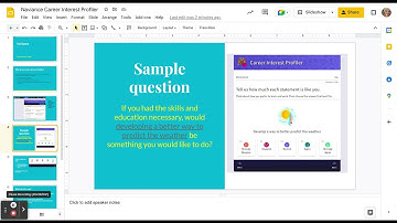 Naviance Career Interest Profiler - Google Slides Advisory Lesson
