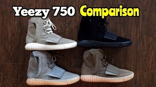 Comparing the Yeezy 750 Boost