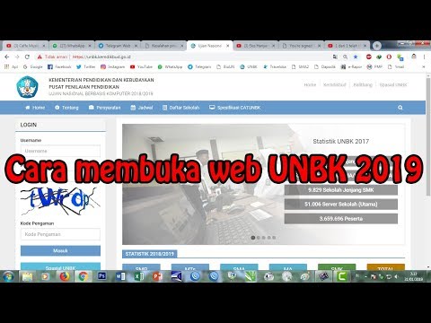 Cara Login Web UNBK 2019