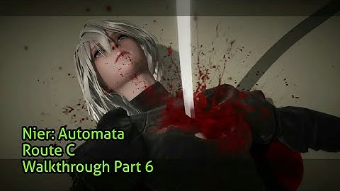 Nier: Automata 100%  Walkthrough - Part 6 - Route C - Resource Recovery Units ( Meat and Soul Box )