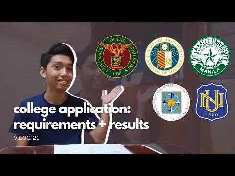 what happened to my college applications? | needed requirements + results | Vlog 21