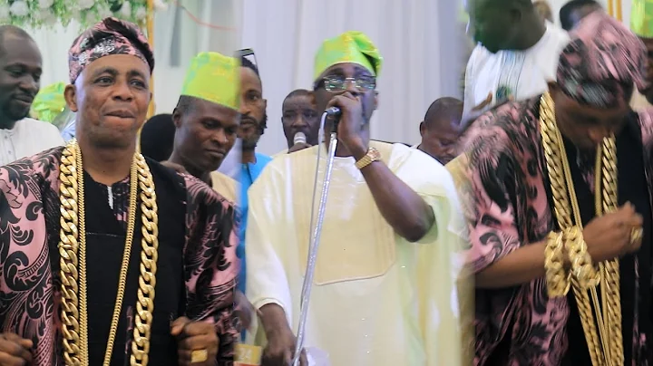 WAW:OBA ONIBA EKUN JAFO REJOICE WITH PASUMA MUSIC AT HIS DAUGHTER WEDDING