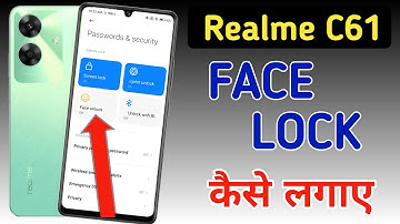 Realme C61 me face lock kaise lagaye / Realme C61 me face lock kaise lagaye/face unlock kaise kare