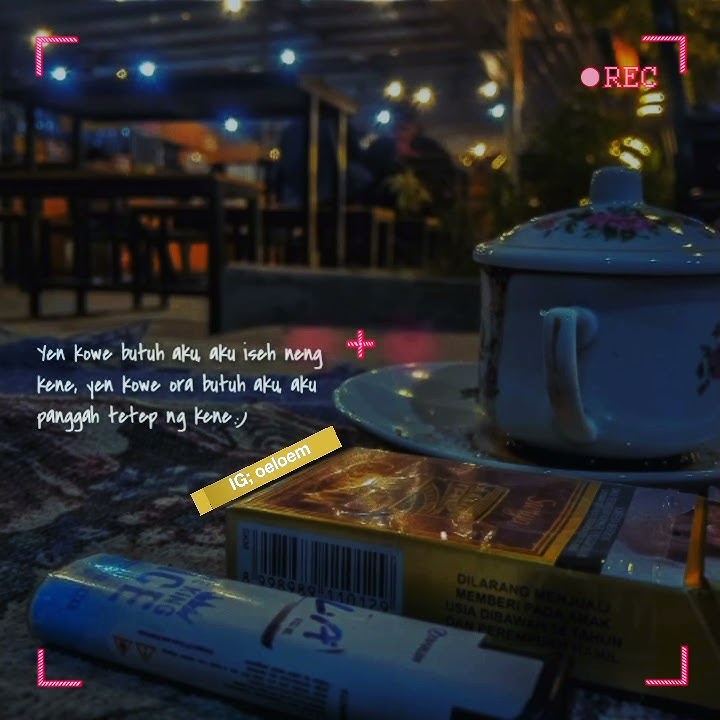 Status WA Tepung kanji#aku ra mundur