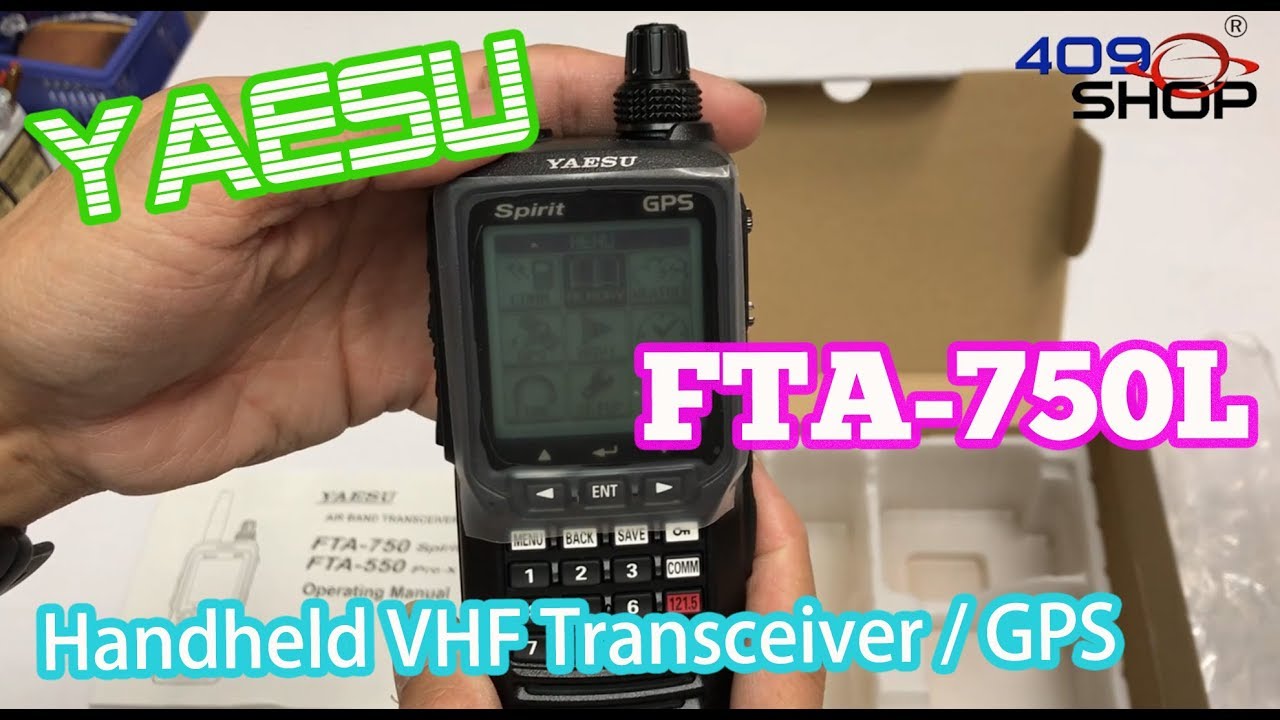 Yaesu FTA-750L transmisor-receptor de AIRBAND/GPS