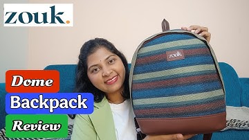 Zouk Dome Daypack Backpack Review |  zouk Bag Review 😍